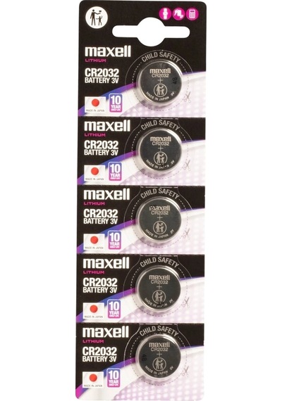 Maxell Cr2032 3v Lityum Bios Baskül Terazi Pili 5 Li Kartela 5 Adet