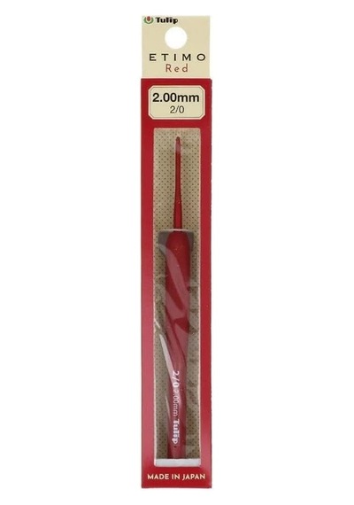 Tulip Etimo Red Yumuşak Saplı Yün Tığ No 2 Mm