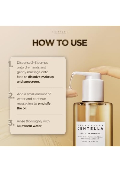 Madagascar Centella Light Cleansing Oil 200ml