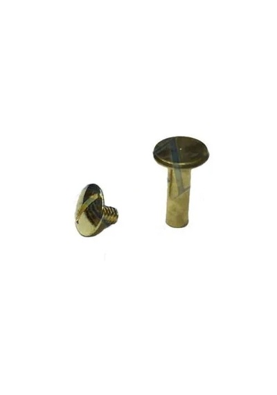 Cilt Menü, Katalog, Kartela Vidası, 20 Mm - Sarı, 100 Adet Çok Renkli