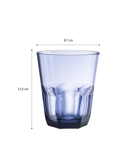 Madame Coco Domme 2'li Plastik Bardak - Lacivert - 445 Ml 8684427046203