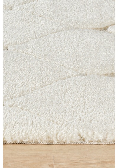 Kaşmir Halı Süpersoft Grace White 160x230 CM Salon Mutfak Halısı Yolluk Kilim