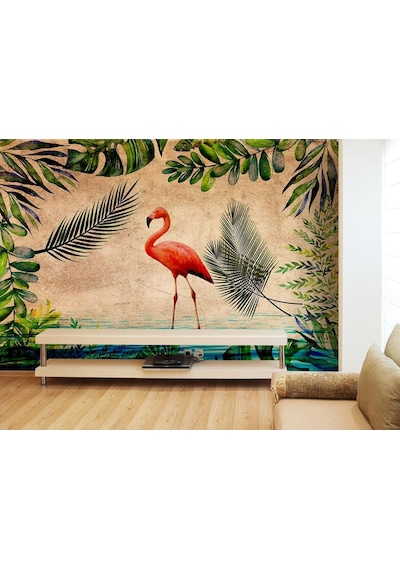 Flamingo Resimli Duvar Kağıdı