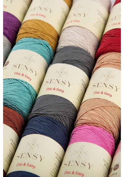 Sensy Premium Chic&easy 200 Gr Slim Supra İpi Mumlu İp Makrome İpi Çanta İpi Makrome İp Siyah