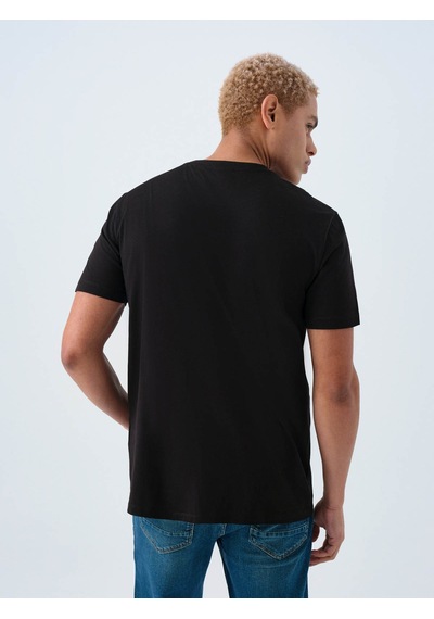 Loft Siyah - Oranj Erkek T-shirt Lf2038541 Siyah - Oranj