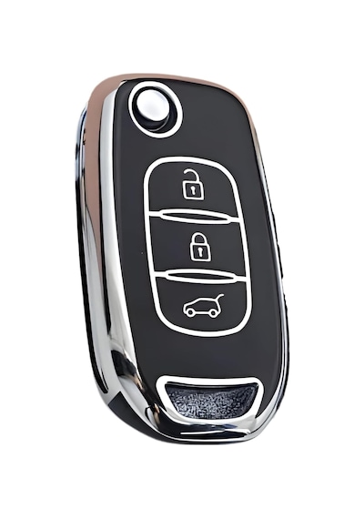 Autohan Keys Megane 4 Joy, Clio 5, Captur, Taliant Express İçin 3 Butonlu Nano Anahtar Kılıfı,