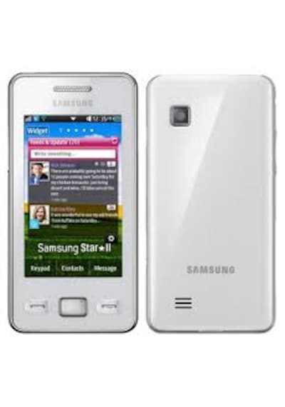Samsung Uyumlu S5260 Kasa Kapak Beyaz