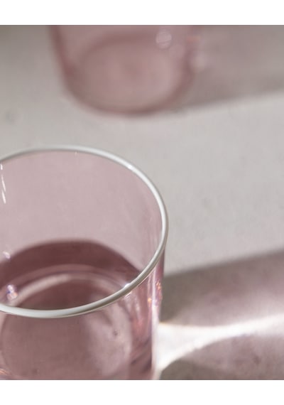 Pierretta-colourful 4'lü Su Bardağı Seti - Soft Pembe - 380 Ml 8684427334515 Çok Renkli
