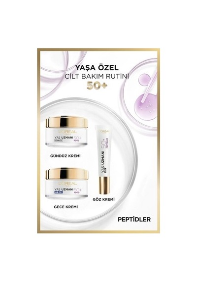 L'Oréal Paris  50+ Peptid   Yenileyici Gündüz Kremi 50 ML
