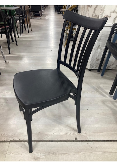 Vıolet Model Siyah Renkli 6'lı Plastik Sandalye