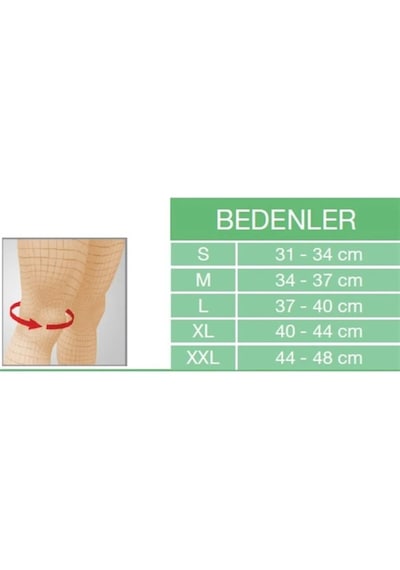 Orlex Örme Patella Ve Ligament Destekli Dizlik Dz30
