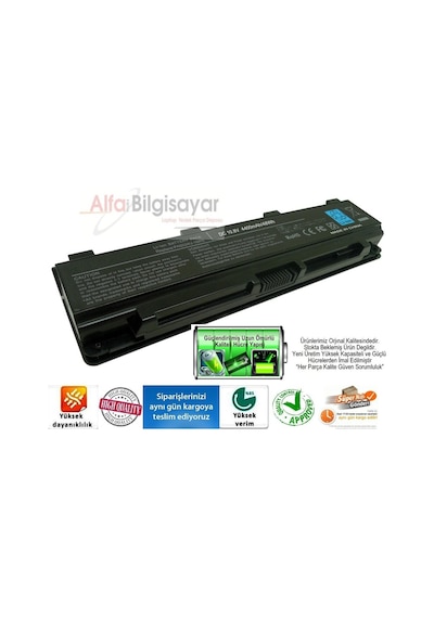 Laptopyedekparca Toshiba Uyumlu L870-10W. L870-143. L870-17E Batarya Pil A+++