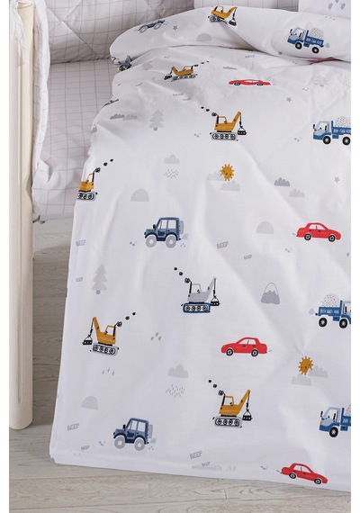 Ranforce Bebek Uyku Seti - Digger Cars