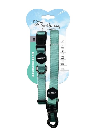 Gentle Dog Boyun Tasması Ve Gezdirme Set M Yeşil