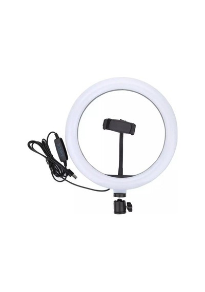 12 Inch Youtuber Video Oda Çekimleri Için Ring Light Sürekli Beyaz Led Işık Halka Led Lamba