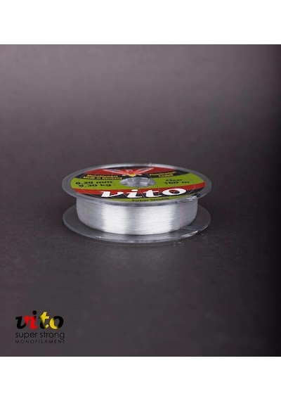 Vito Süper Strong Monoflament Şeffaf Misina 160 Metre 0,20mm - Standart