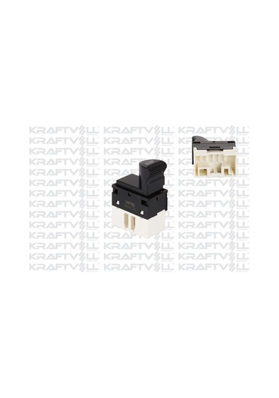 Sol Dış Cam Açma Kapama Anahtarı Beyaz Kraftvoll Kvoll04050135 Fiat Albea / Palio