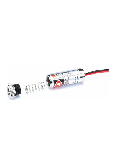 Çizgi Lazer Modül Kırmızı 650nm 3-5v 5mw 650nm Pointer Lens Ile Odak Ayarlı 12mm Çap