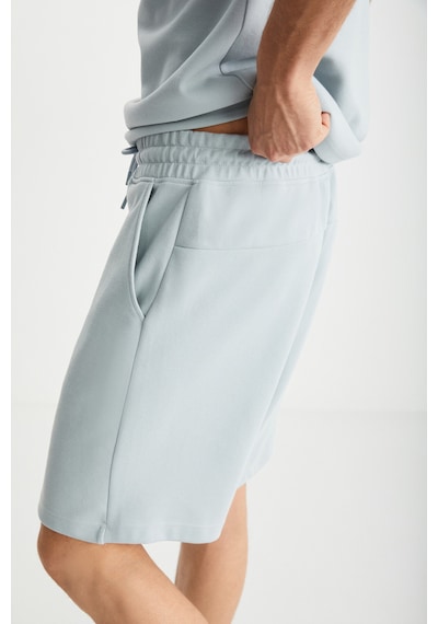 Grımelange RAMADANP009 Erkek 75% Pamuk 25% Polyester Mavi Şort