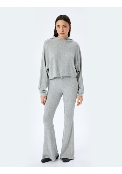 Koton Viskon Karışımlı Beli Bağlamalı İspanyol Paça Pijama Altı Gri Melanj 5wlk40311mk Gri Melanj Koton Viskon Karışımlı Beli Bağlamalı İspanyol Paça Pijama Altı Gri Melanj 5wlk40311mk Gri Melanj