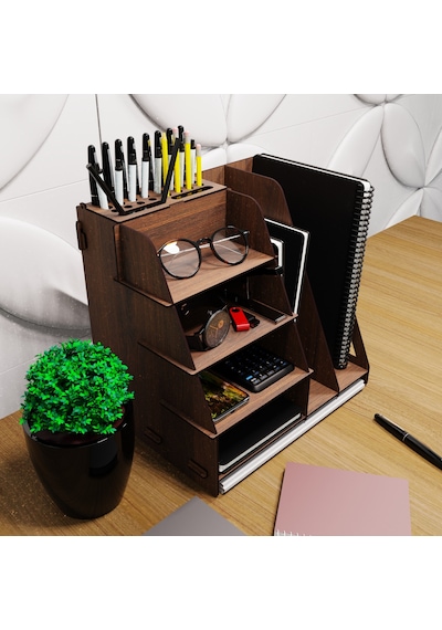 Kuk Design Voronoi Masaüstü Organizer Düzenleyici Evrak Rafı N11.320