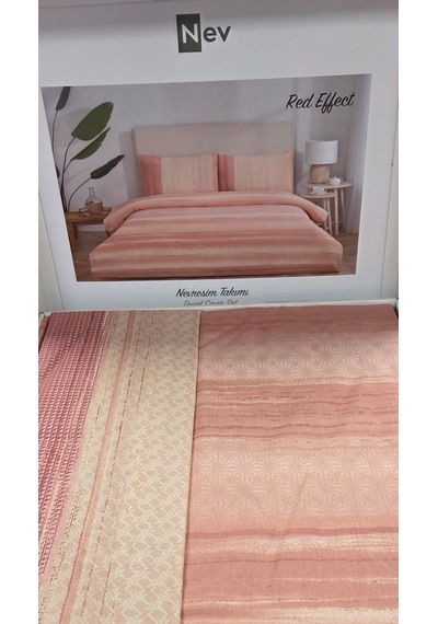 Özdilek Nev Serisi -red Effect Pembe- Tek Kişilik Nevresim Takımı