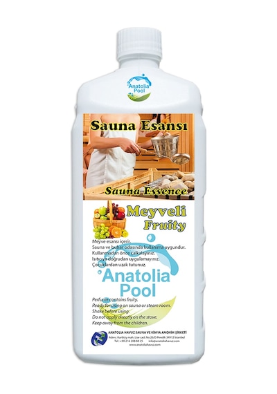 Sauna Buhar Esansı Meyveli 1 Lt Anatolıapool Sauna Essence Fruity