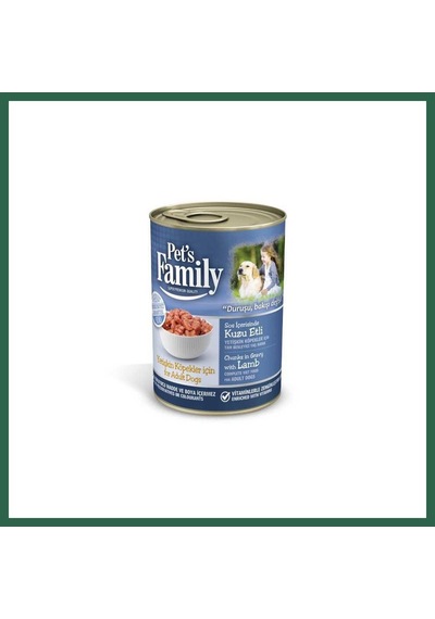 Pets Family Köpek Konserve Kuzu 400gr 1 Adet Bzs01