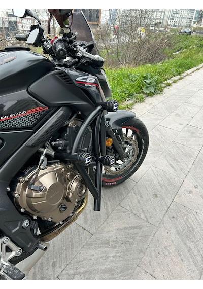 Honda Cb650f 2015 2018 Uyumlu Ön Koruma Demiri Siyah