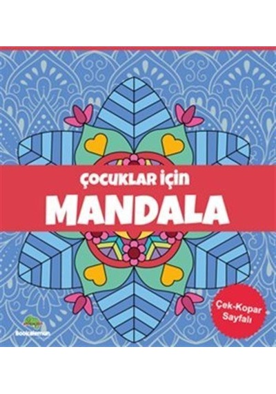 Çocuklar İçin Mandala Mavi