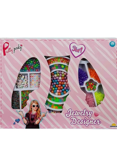 Sunman Oyuncak Hobi Set Takı Yapımı Boncuklu 3ın1