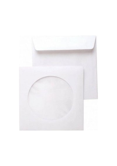 Cd Zarfı 90gr Beyaz Pencereli 100  Adet