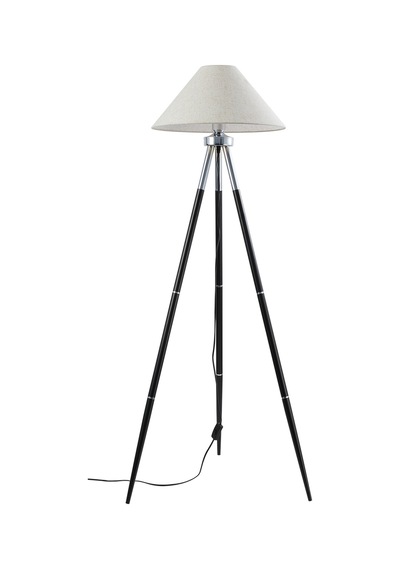 Cosby Siyah-krom Kaplamalı Tripod Metal 3 Ayaklı Lambader Diğer
