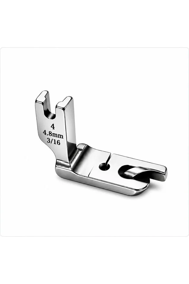 Sanayi Tipi Düz Dikiş Makinesi Kıvırma Ayağı Seti 5 Adet 2.4 / 3.2 / 4.8 / 6.4 / 8 Mm