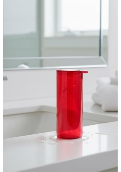 Kırmızı Akrilik Sıvı Sabunluk 250 Ml