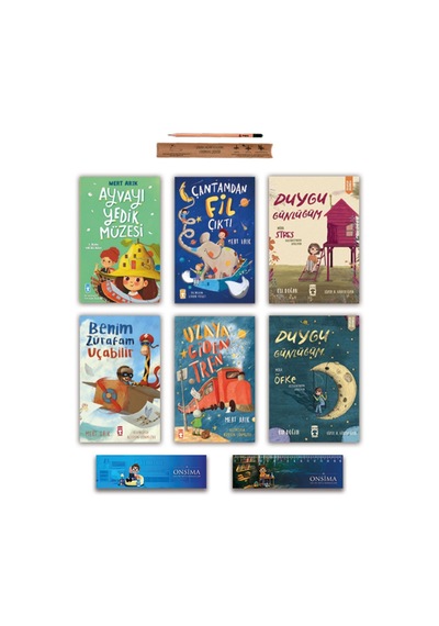 Timaş Çocuk Ayvayı Yedik Müzesi - Benim Zürafam Uçabilir - Uzaya Giden Tren - Duygu Günlüğüm Mira Set 6 Kitap
