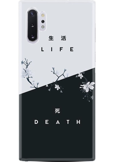Samsung Uyumlu Galaxy Note 10 Plus Kılıf Silikon Life And Death 1339