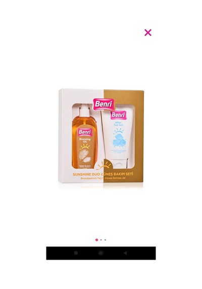 Bronzlastirici Yağ 150 Ml + Güneş Sonrası Jel 150 Ml.