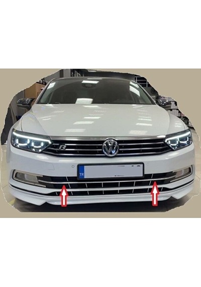 Passat B8 Ön Tampon Alt Çıtası 1 Parça 2015- 2019 Paslanmaz Çelik