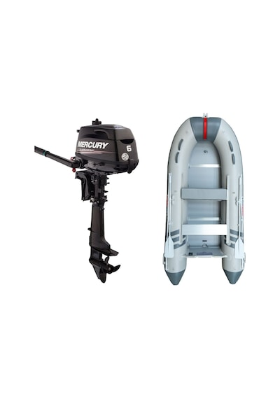 Marinport 3.70 Ahşap Taban Şişme Bot + Mercury 6 Hp Deniz Motoru