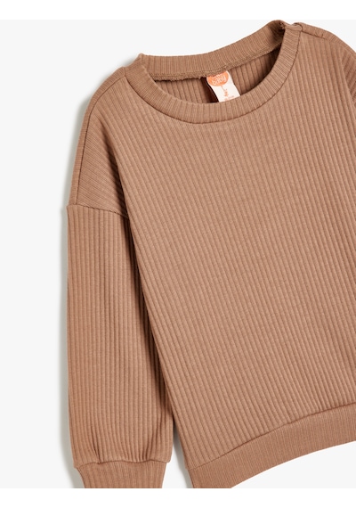Koton Basic Sweatshirt Bisiklet Yaka Uzun Kollu Bisiklet Yaka Kahverengi 5smb10117tk Kahve Koton Basic Sweatshirt Bisiklet Yaka Uzun Kollu Bisiklet Yaka Kahverengi 5smb10117tk Kahve