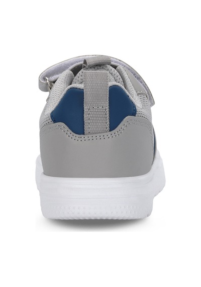 Slazenger Fıora Unisex Çocuk Cırt Cırtlı Gri / Saks Mavi Günlük Spor Ayakkabısı