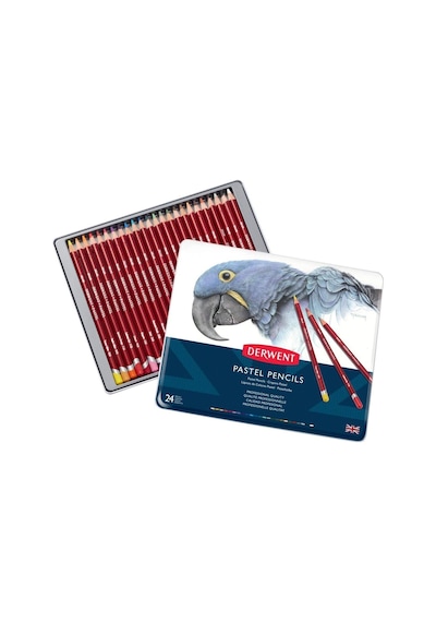 Derwent Pastel Pencil Pastel Kalem 24'lü Teneke Kutu