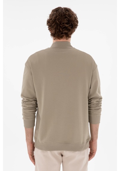 U.s. Polo Assn. Erkek Açık Haki Sweatshirt 50293380-vr183 Acık Hakı Açık Haki
