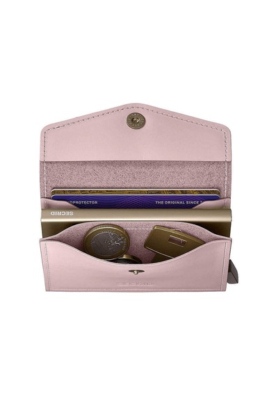 Secrid Envelope Wallet Original Kartlık Cüzdan, Pembe Çok Renkli