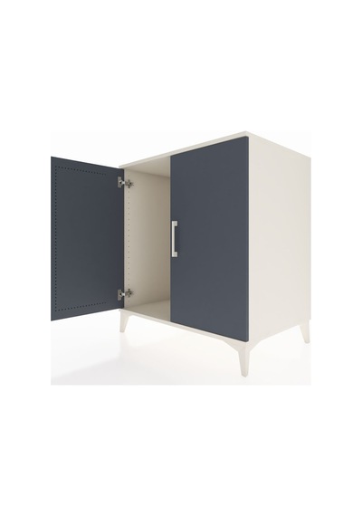 Kronos Şifonyer 2 Kapaklı 88x59x96 Aytaşı-antrasit Aytaşı