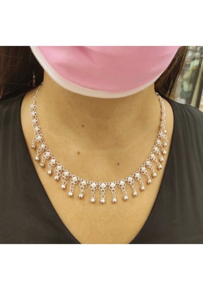 Oriental Kuyumculuk Jewellery Telkari Kişniş Akıtma Gümüş Kolye Gümüş