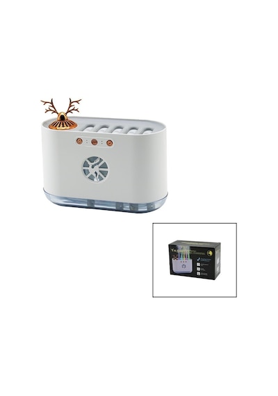 Alaska Sdr-h-006 Hava Nemlendirici 4.5w 700ml Usb Şarjlı Sese Duyarlı Buhar Makine Geyik Figürlü