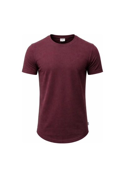 Plus Scorpion Erkek Slim Fit Basic Tişört Esnek, Terletmeyen Pike Dokulu Kumaş Kahverengi