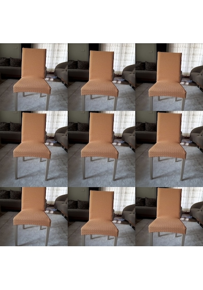 Petek Likralı Bürümcük Sandalye Kılıfı 1 Adet